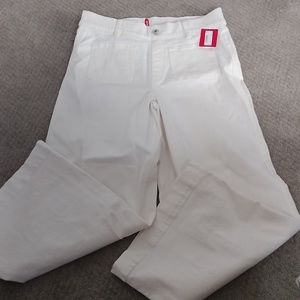 NWT Spanx wide legs cropped Jeans